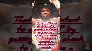 FLOYD MAYWEATHER FACING TWO FELONY CHARGES #floydmayweather #boxing #shorts