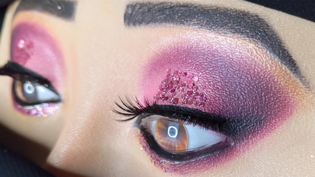 Chunky Glitter EyeShadow Chunky Glittery Eyeshadow Tutorial How To