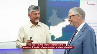 Global Recognition for Amaravati | Bill Gates Commends Green & Blue Masterplan| #Amaravati #APCRDA