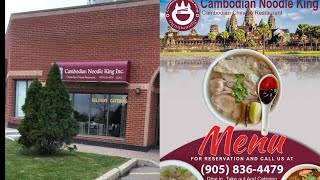Canada Vlog The Cambodian Noodle King Newmarket Onatario Canada Lbraceros