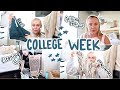 college week in my life | unboxing haul and spilling lowkey tea