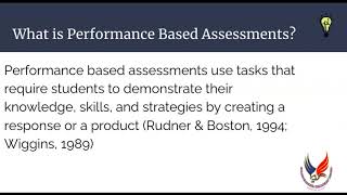 PL Performance Based Assessments