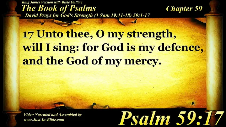 The Book of Psalms | Psalm 59 | Bible Book #19 | The Holy Bible KJV Read Along Audio/Video/Text