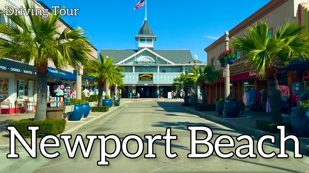 Newport Beach Driving Tour [4K] | Sunny Skies on Balboa Peninsula 