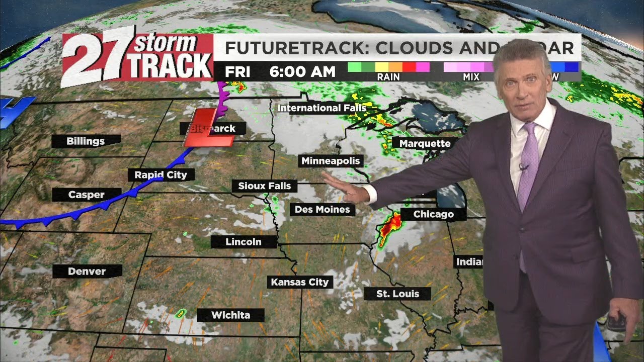 Thursday night forecast: Tracking severe weather for Friday - YouTube