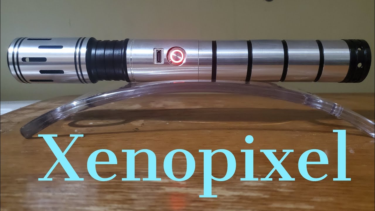 Xenopixel Lightsaber Fonts and Features (Rouge Saberspro) - YouTube