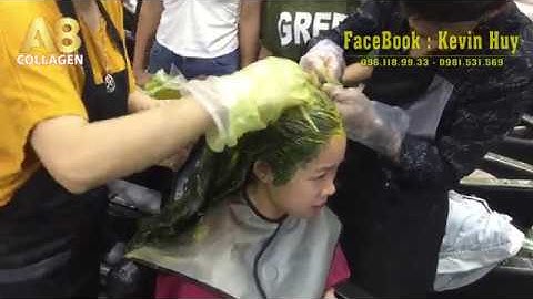 Hướng Dẫn Nhuộm Mầu Xanh Rêu Và Khóa Bền Mầu - KeVin Huy