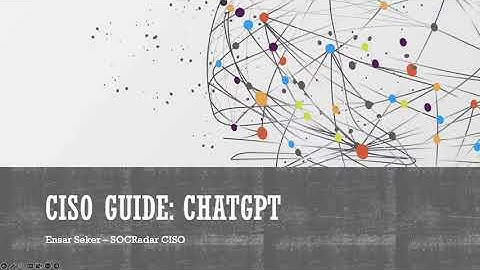 Webinar [ENG] | CISO Guide: ChatGPT