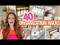 40 Best Organization Hacks to Transform Your Space 🏡