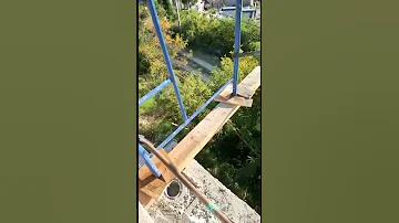 Как не нужно собирать леса и чем это чревато!