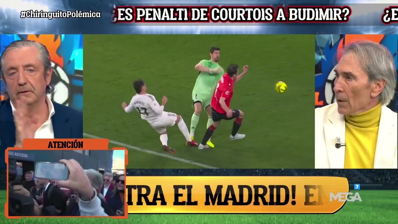 😯 ¡LOBO CARRASCO NO VE PENALTI SOBRE BUDIMIR!