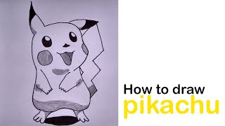 How To Draw A Sketch Of A Pikachu By Technical Avenstra