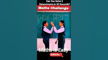 Maths Challenge 💪 Determinants Class 12 #fun #shorts #ytshorts #viral