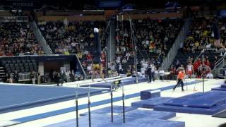 Syque Caesar Parallel Bars NCAA Championship 2014