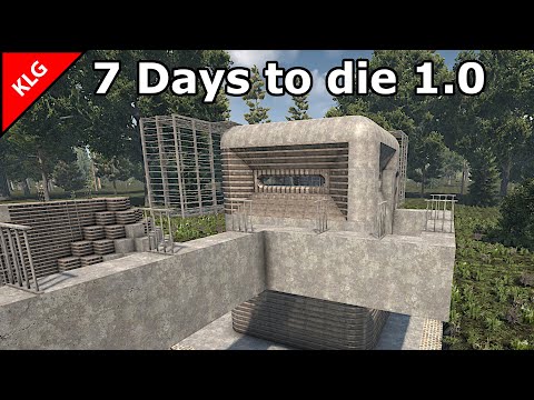 7 Days to die 1.0 ► 35 Ночь ОБОРОНА БЕТОННОГО ДОТА