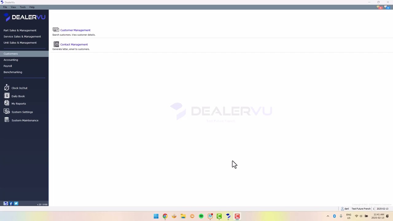 DealerVu 25 1   Prospect Management   DealerVu home screen changes