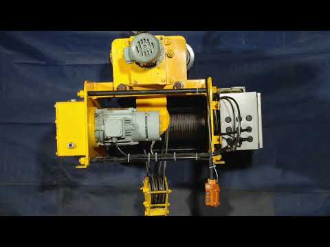 Load Testing a 5 Ton Wire Rope Hoist - YouTube