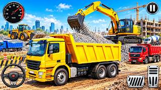 City Construction Simulator 3D - Heavy Excavator & Trucks - Android GamePlay screenshot 3