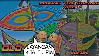 AMAZING!! TUTORIAL MEMBUAT LAYANGAN WAU TOK DALANG di UPIN IPIN.