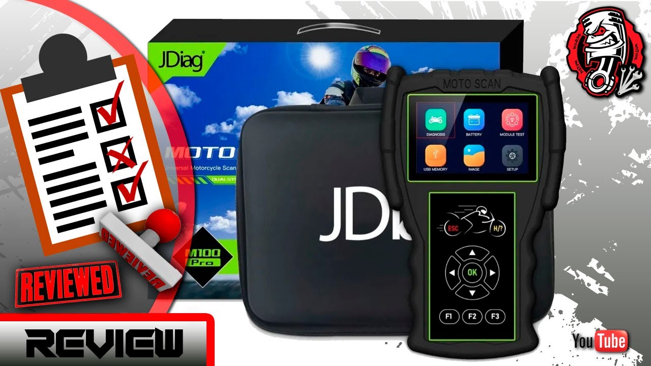 805 | Review JDIAG M100 PRO Escaner  Para Motos