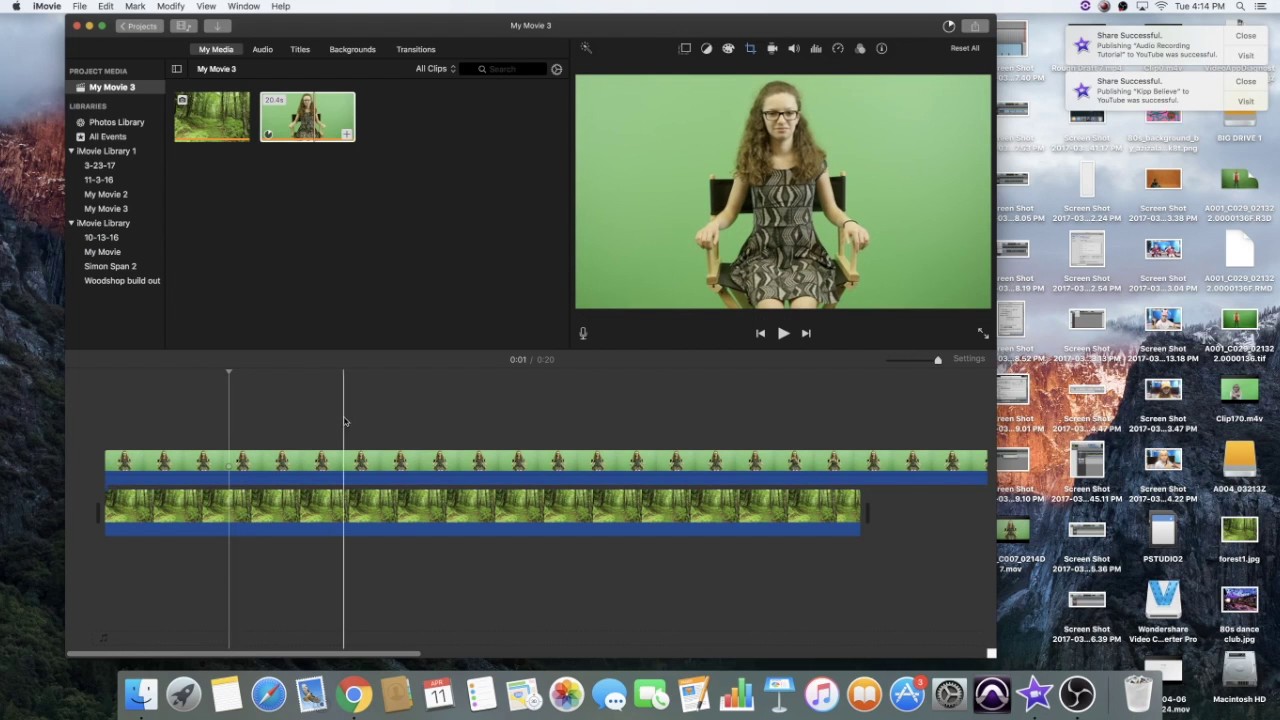 How to Replace Green Screen Video With an Image in iMovie