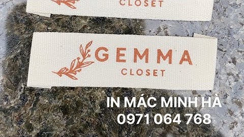 In Mác Vải Cotton Kem, Mác Vải Gắn Cổ Áo- Công ty In Tem Mác Quần Áo Tại Hà Nội- IN MINH HÀ