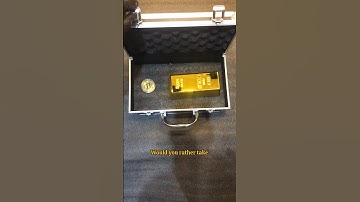 Would you take 1 Bitcoin or 1 kg Gold bar ? #money