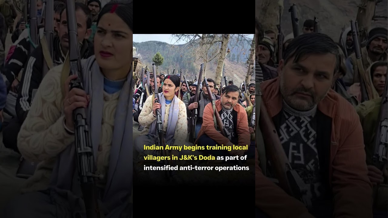 Indian Army begins training local villagers 