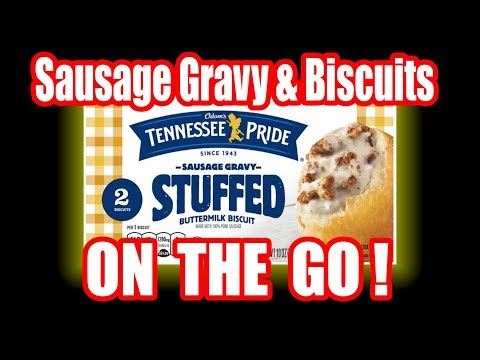 Sausage Gravy STUFFED Biscuits - Breakfast On The Go! - WHAT ARE WE EATING? - The Wolfe Pit hqdefault