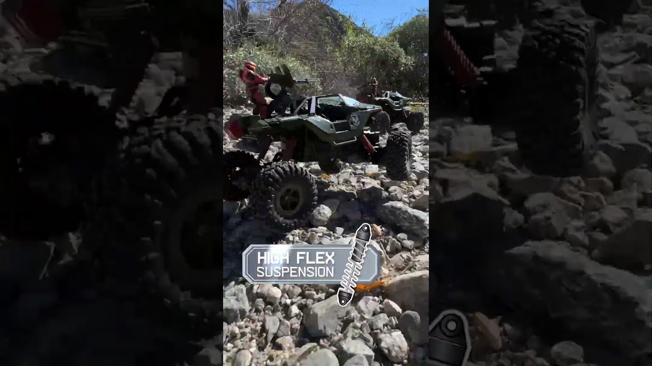 Halo "Rock Hog" UNSC Warthog 2.4GHz Rock Crawler RC