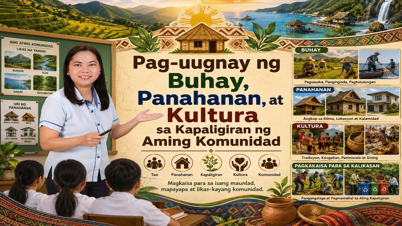 Makabansa 3 | Term 2 | Week 6-8 | Pag-uugnay ng Buhay, … — Transcript