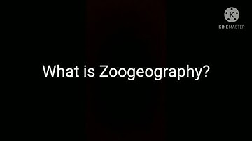 What is Zoogeography?