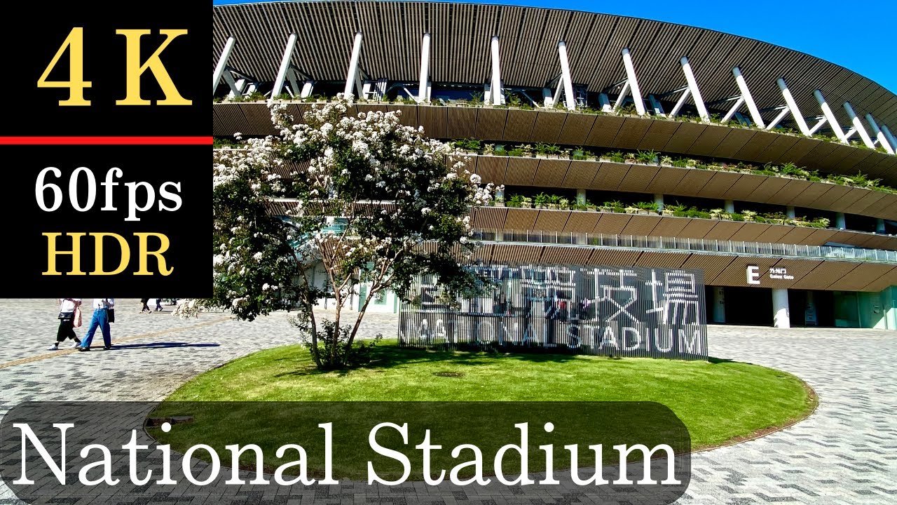 【4K】 Aoyama, Harajuku Area in Tokyo! Walk to National Stadium for Tokyo Olympics ! Vol. 42