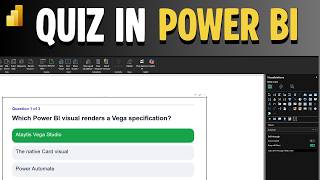 Interactive Quiz in Power BI | Ataytis Vega Studio