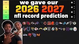 We gave our 2026-2027 NFL record predictions!