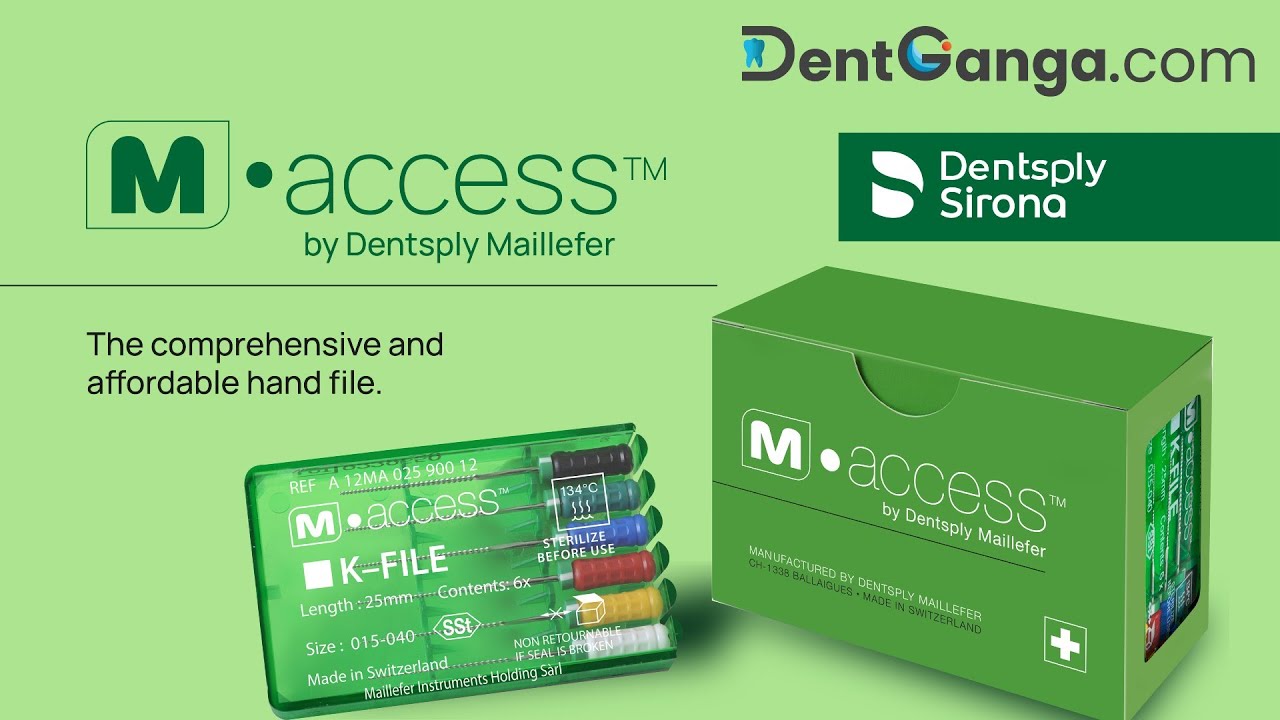 Dentsply KFile M Access Root Canal Debriding and cleaning