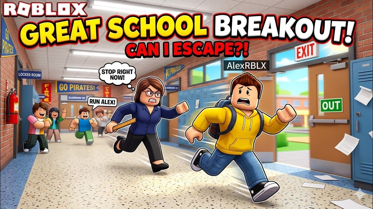 Great school breakout|Roblox|monsterblaster_5|subscribe!!!?? - YouTube