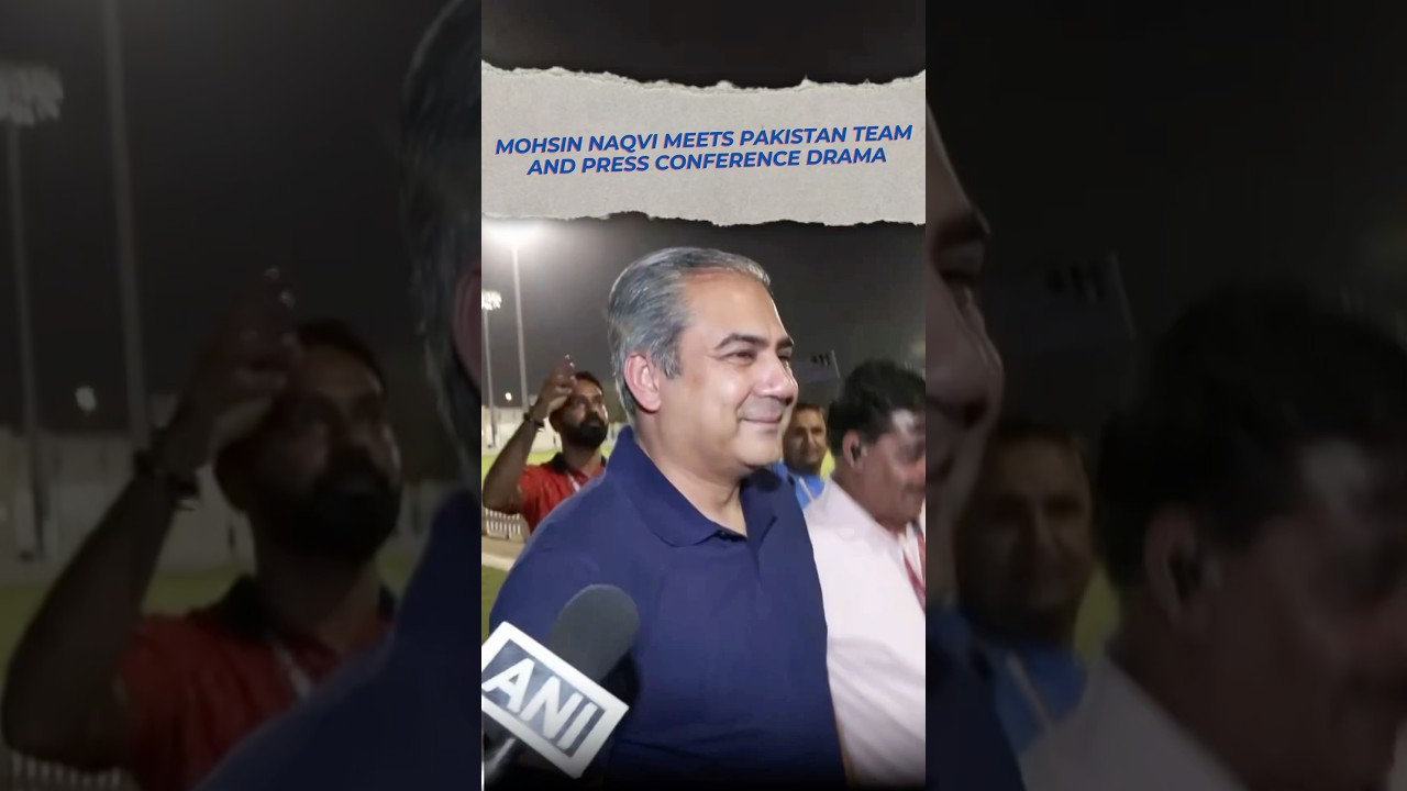 Mohsin Naqvi motivates Pakistan players before India vs Pakistan clash in Asia Cup