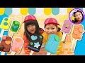 小学一年生コンビのアイスクリームやさんごっこ♪算数のお勉強できるかな? メルちゃん おままごと 学習
