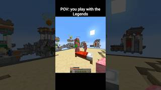 Bedwars With The Lengends.. 💀😱 #minecraft #gaming #technoblade #audio #reels