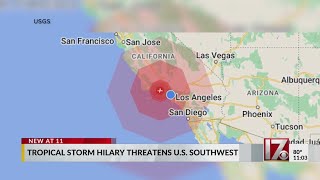 5.1 earthquake rattles Los Angeles as Hilary winds, rain slam Southern California