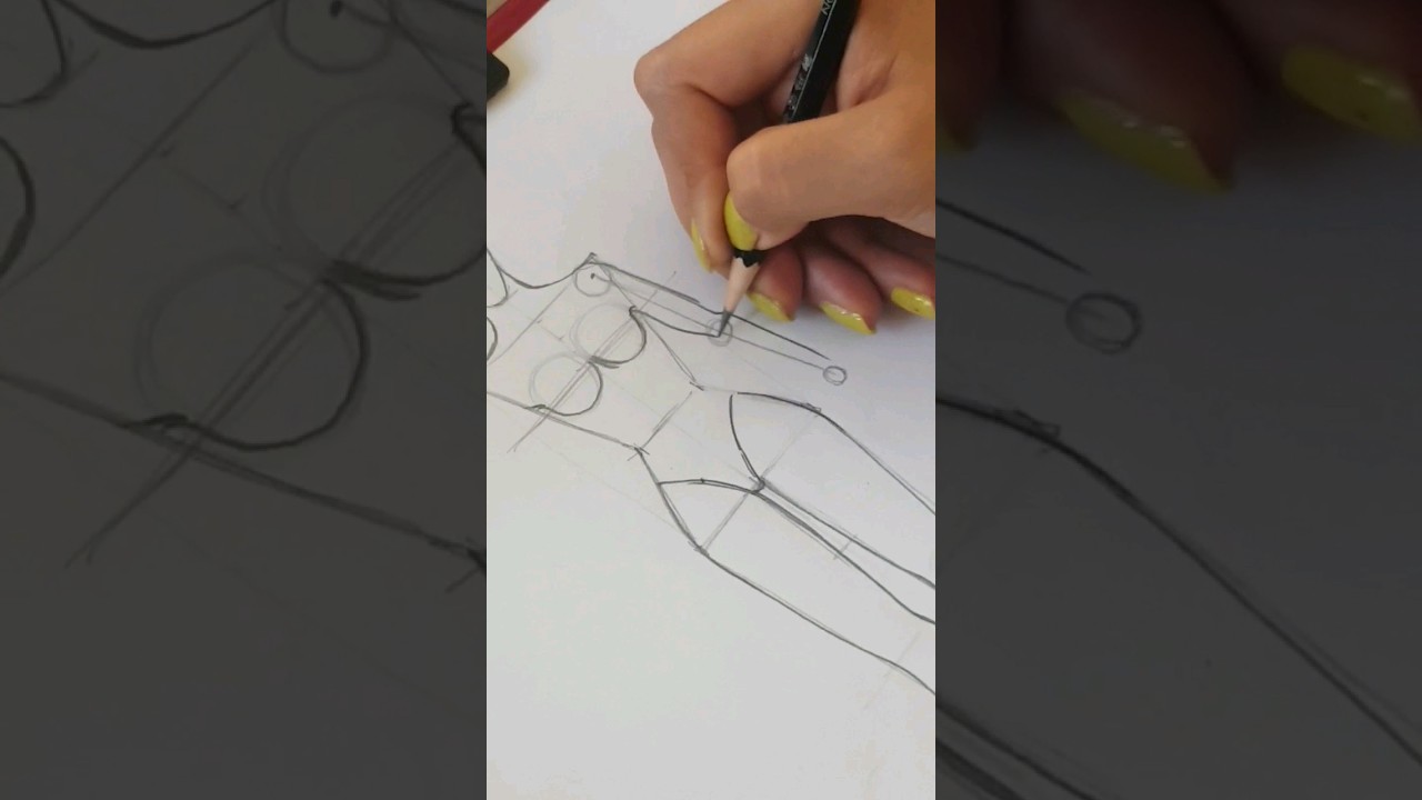 easy figure drawing tutorial #figure #drawing - YouTube