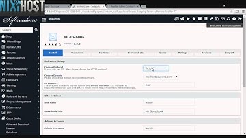 Installing RicarGBook with Softaculous in cPanel