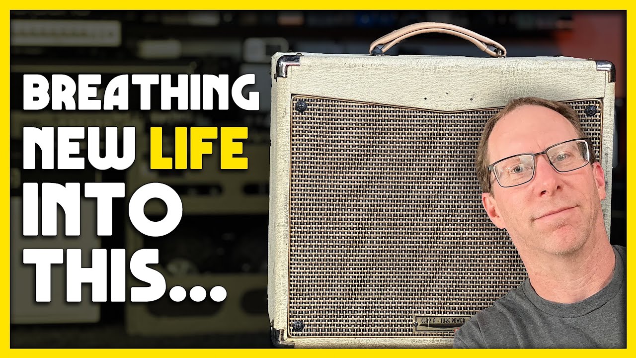 Breathing new life into this old tube amp, the Palomino V16 from Crate