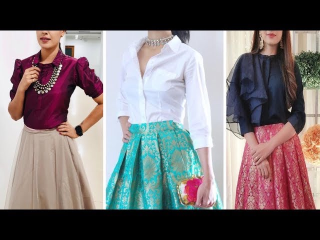 Buy Our Gorgeous Combination of Shirt and Skirt Set  stylumin