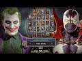 Mortal Kombat 11 Spawn Vs Joker Gameplay Very Hard Difficulty MK11