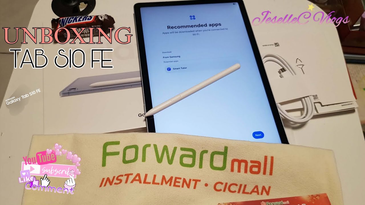 Unboxing Tab S10 FE @JeselleC_Vlogs 