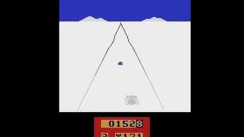 A deep reinforcement learning agent playing Enduro from OpenAI Gym