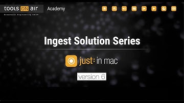 just:in mac 6.x - Introduction to the most versatile multichannel capture solution for macOS.