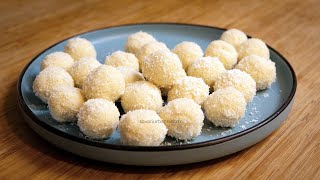 Homemade Raffaello Balls - Easy Recipe with Coconut Flakes and Powdered Milk CC SUB | Savori Urbane